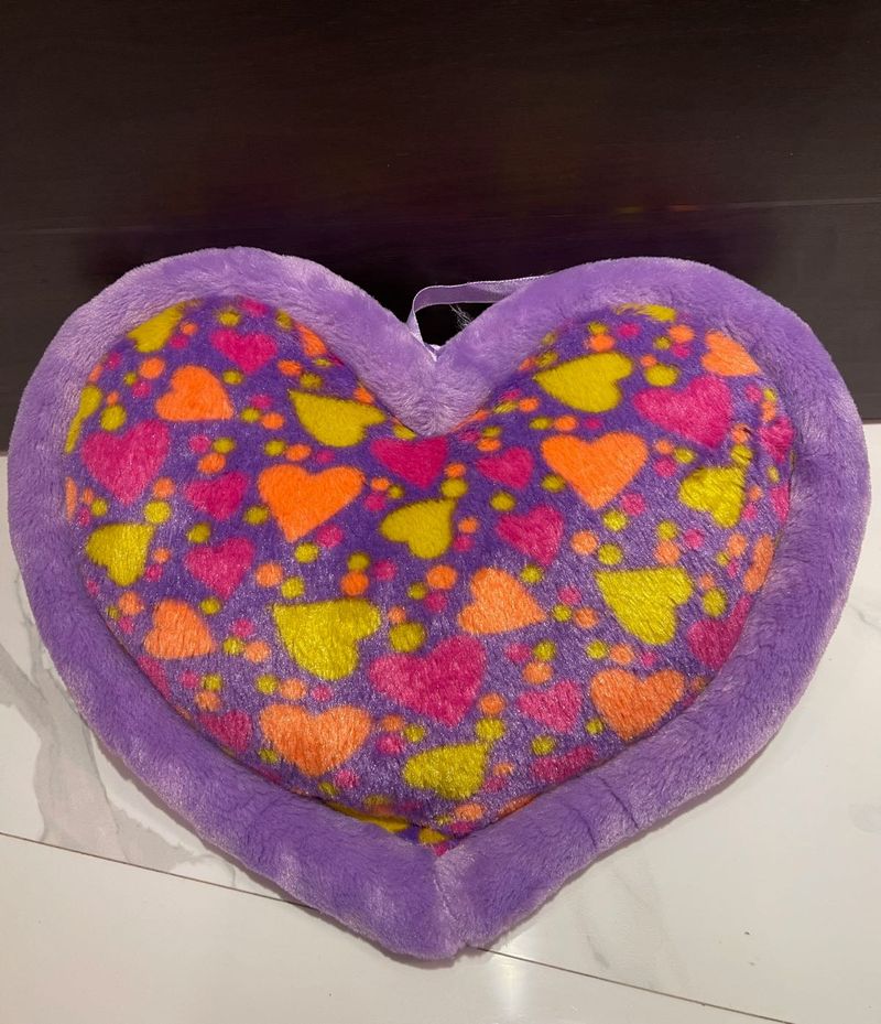 Huggable Heart Shape Soft Stuffed Cushion Pillow
