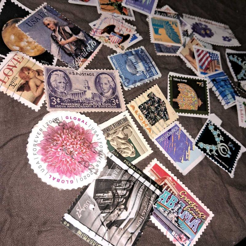 36 STAMPS OF U.S.A