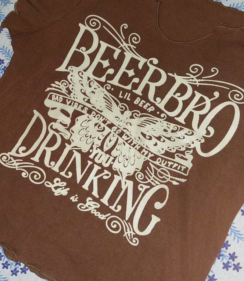 Beer Bro Drinking Tee