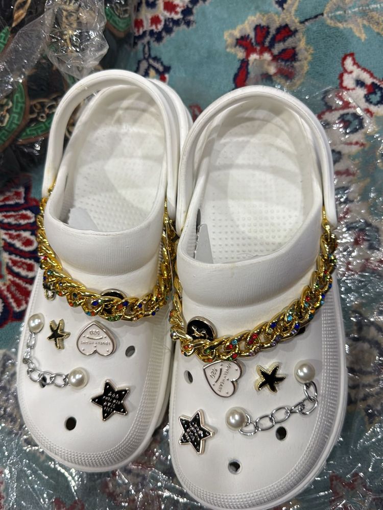 White Clogs 39 Size