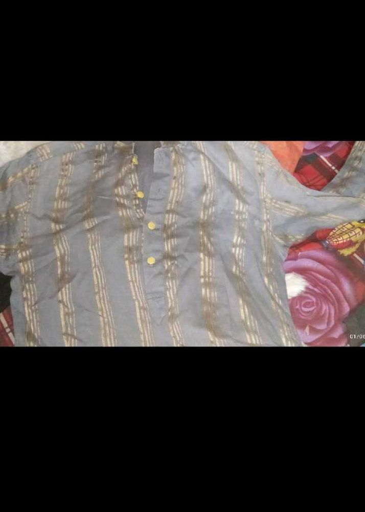 Combo Kurti Levender White Colour