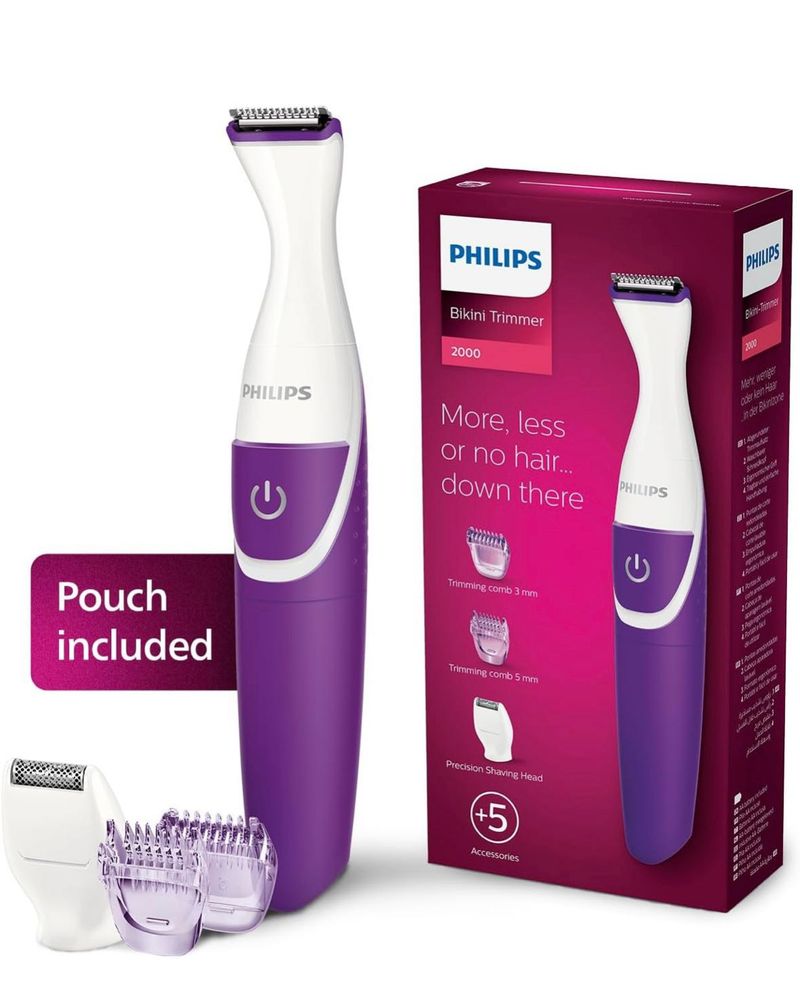 Philips Body Trimmer, Skin Safe with Rounded Tips