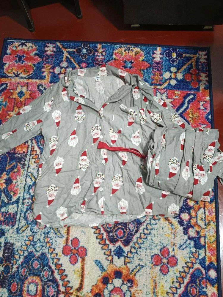 Santa Pajama Set - Size M