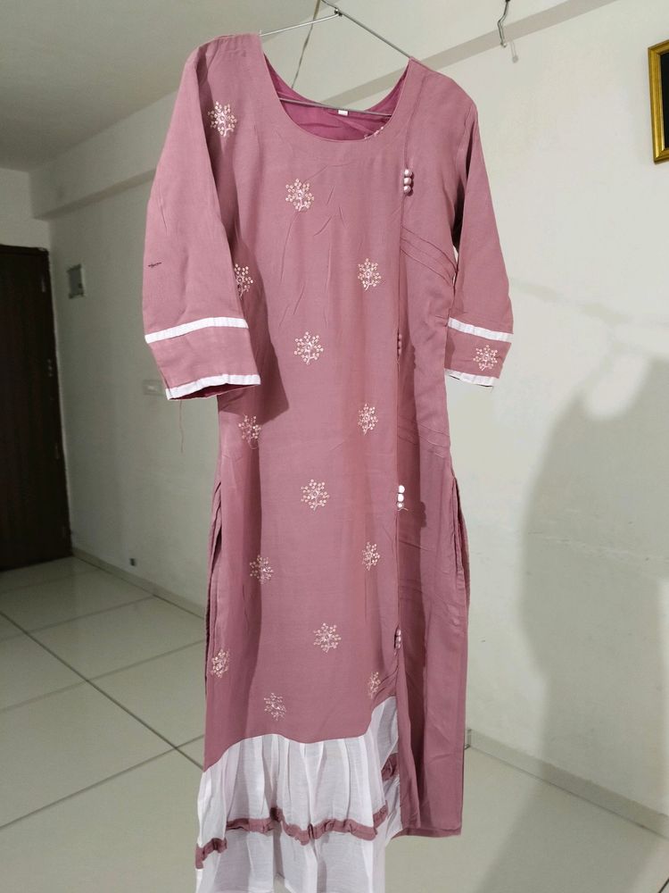 Pink Designer Kurti
