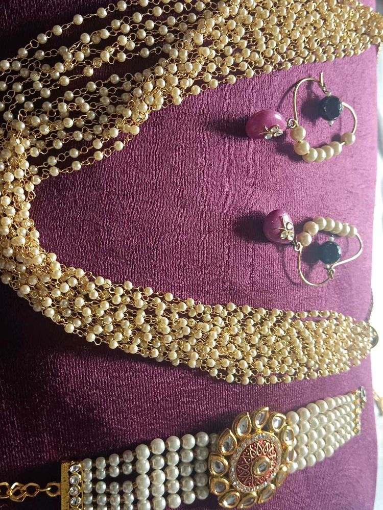 Pearl Jewelry Set