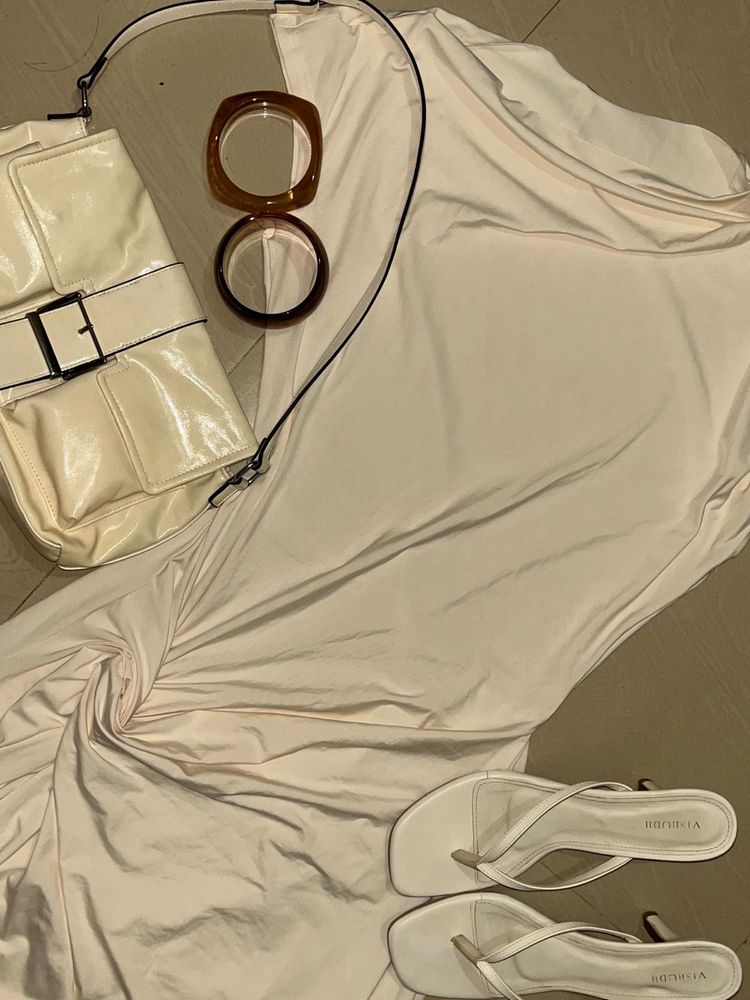 Cream Dress