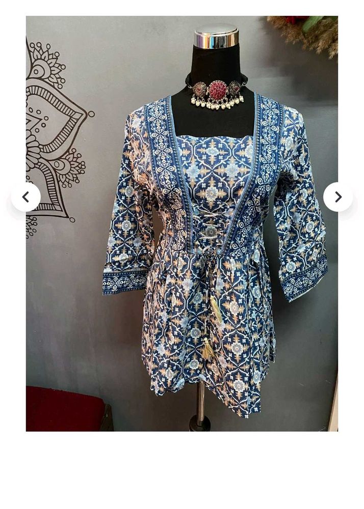 Floral Print Peplum Top