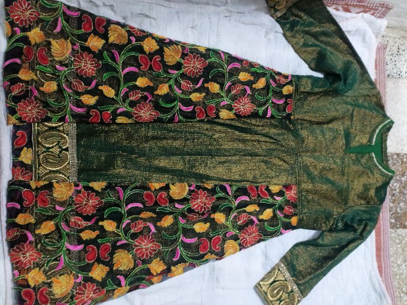 Nice Green Gown Type Can Wear Daily