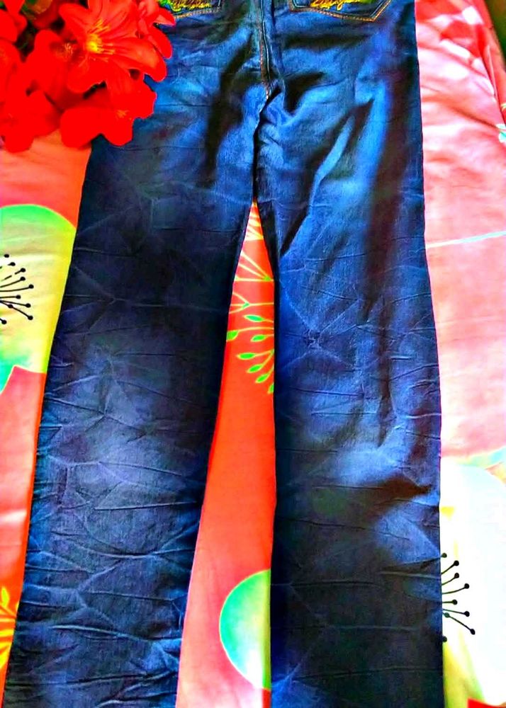 Vintage Embroidered Jeans