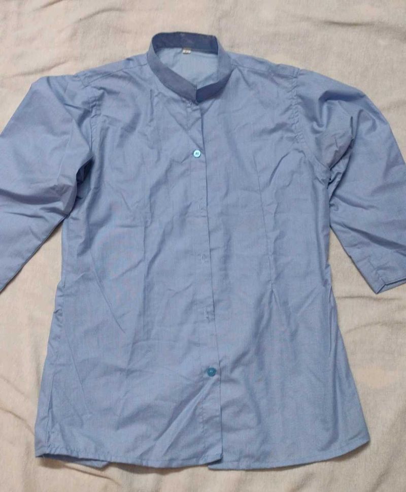 Blue Casual Shirt