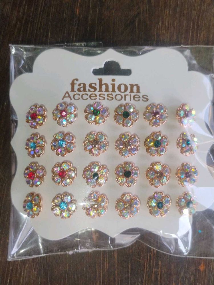 Floral Stud Earrings Set