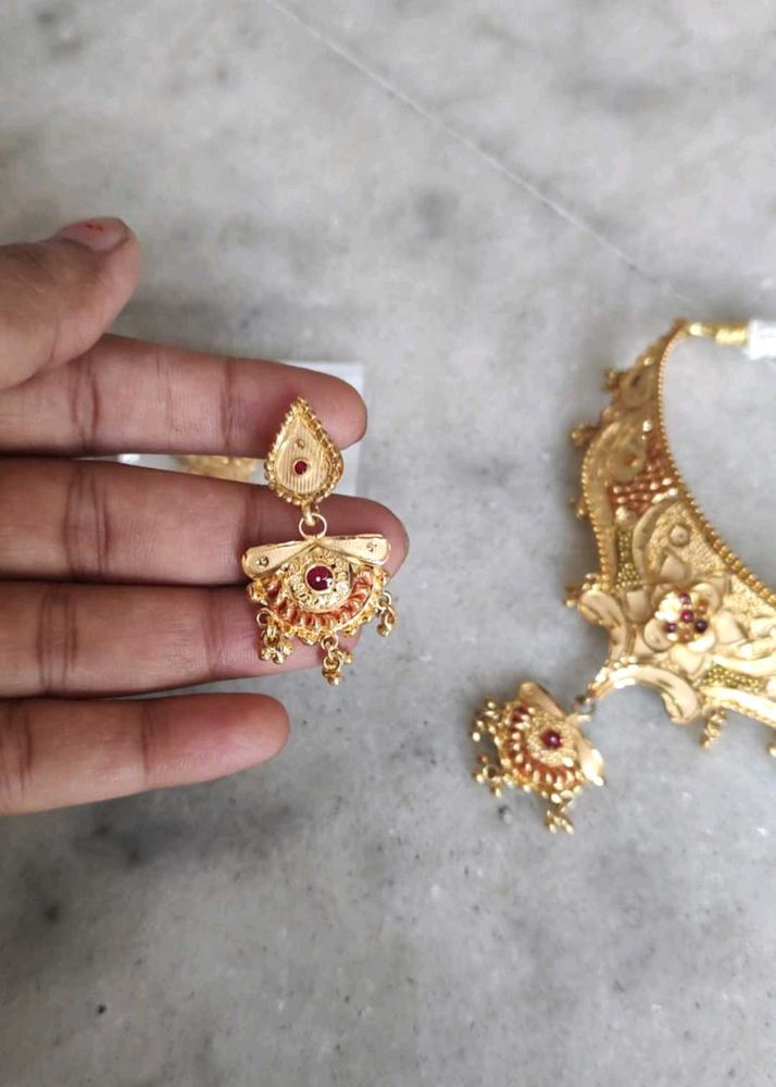 One Gram Gold Necklace Set