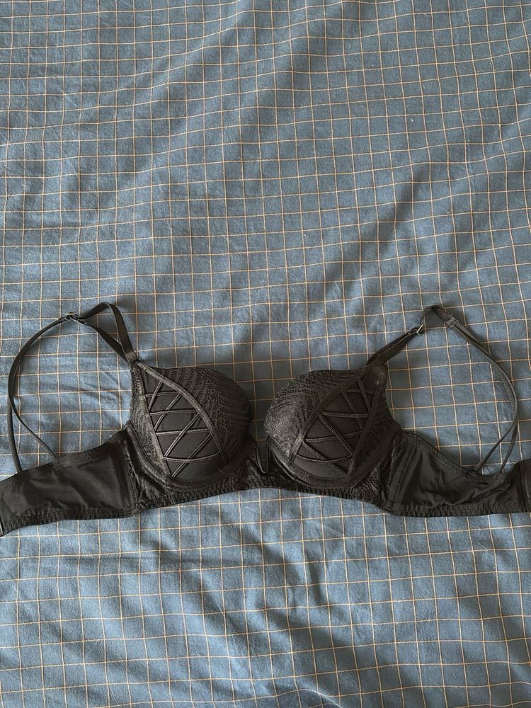 Elegant Black Bra slight push up