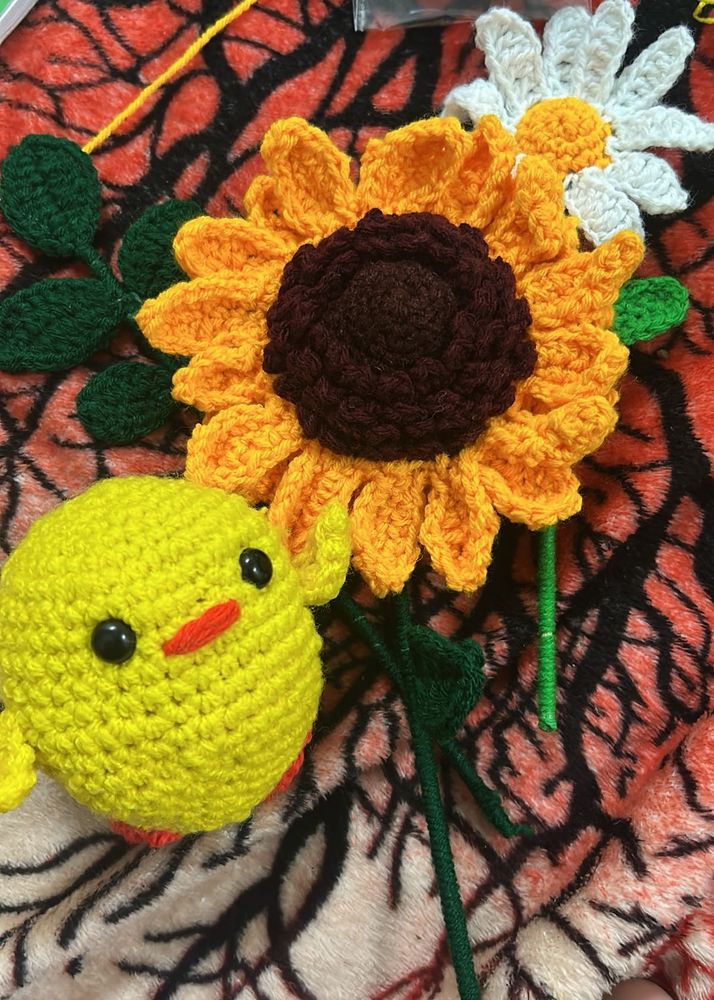 Crochet Customised Flower Bouquet
