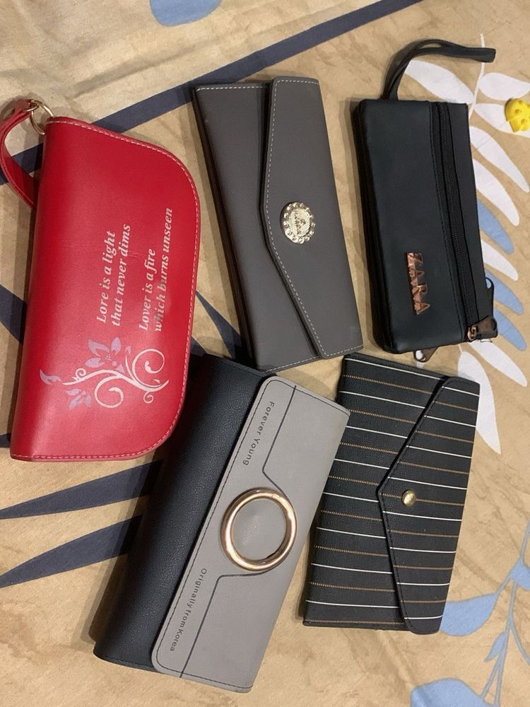 Stylish Women&#39;s Wallets - Set of 6