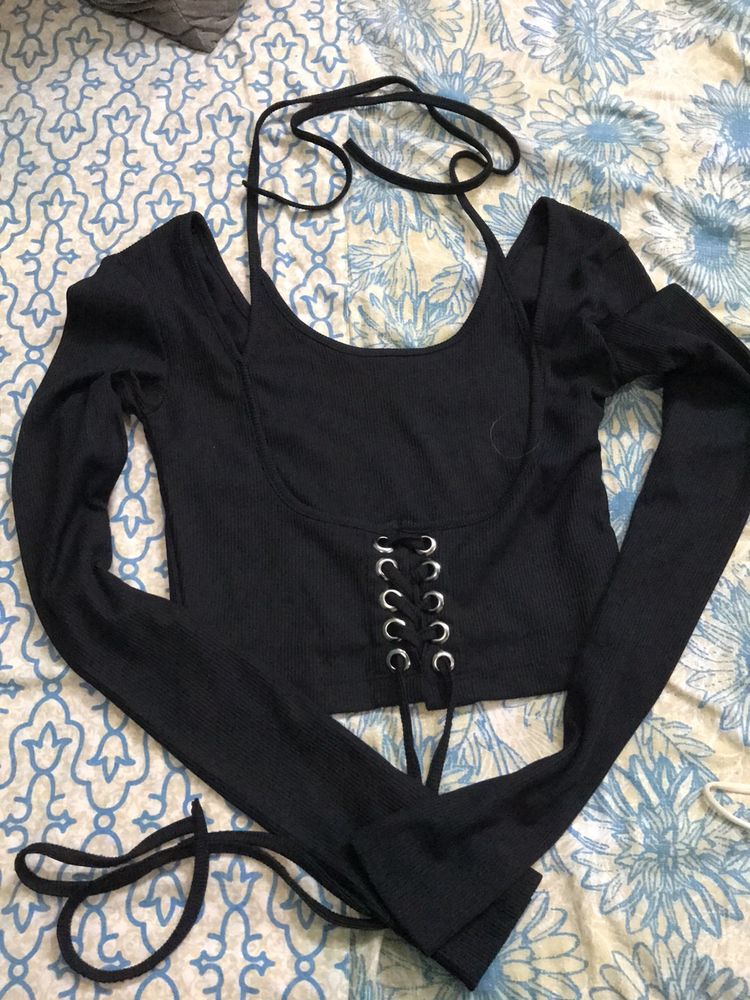 Tie Up Crop Top