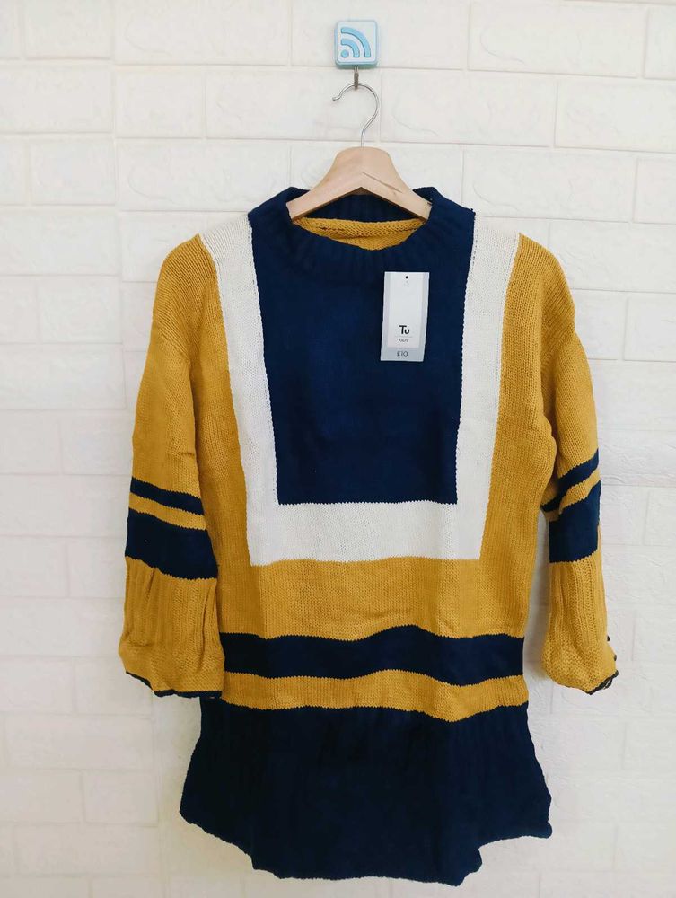 Stylish Color Block Sweater