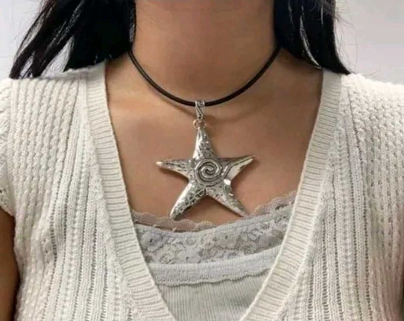 Y2k Star Necklace