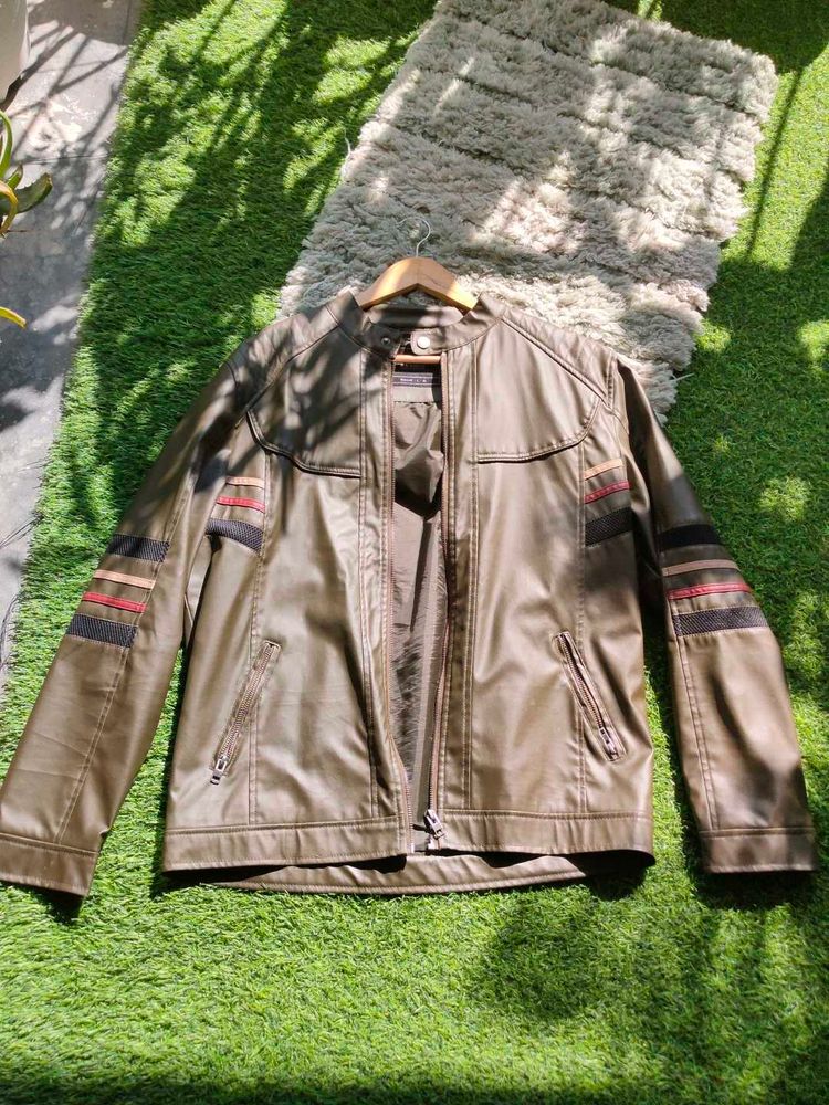 Leather Fine Grain Jacket Rider Collection XL