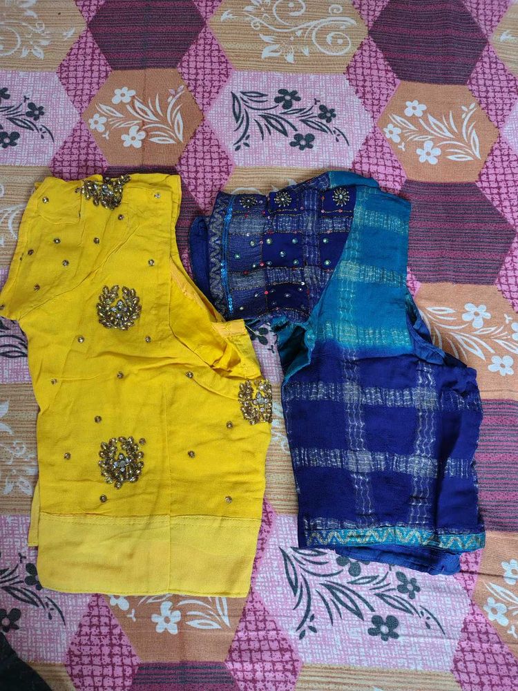 Embroidered Blouse Set