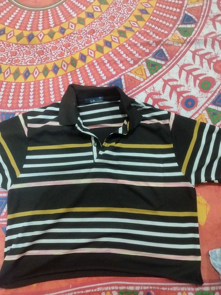 Striped Polo T-shirt