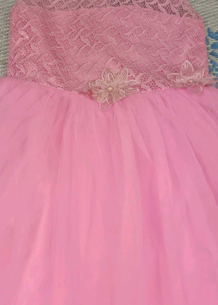 Pink Tulle Party Dress