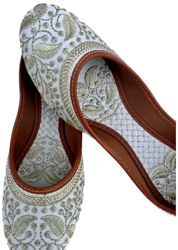 Embroidered Flats &amp; Sandals