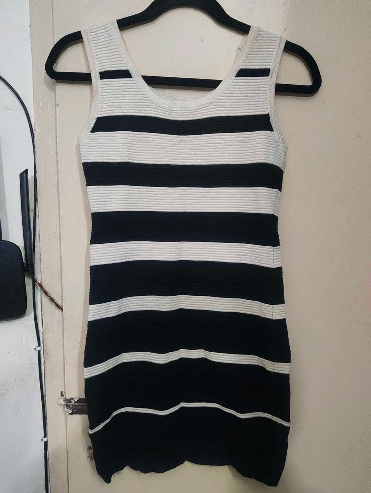 Striped Bodycon Mini Dress