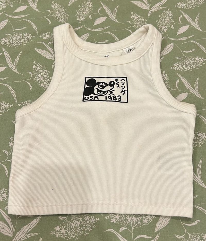 H&amp;m White Top( Xxs)