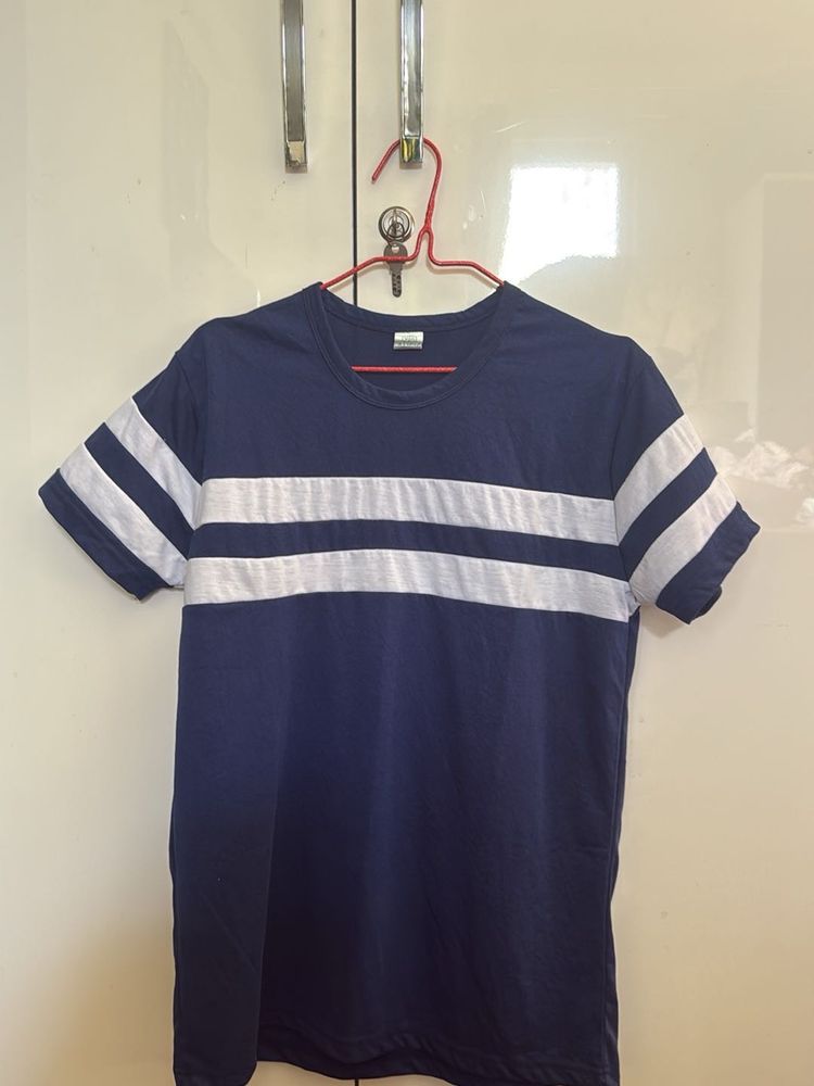 Navy Striped Tee
