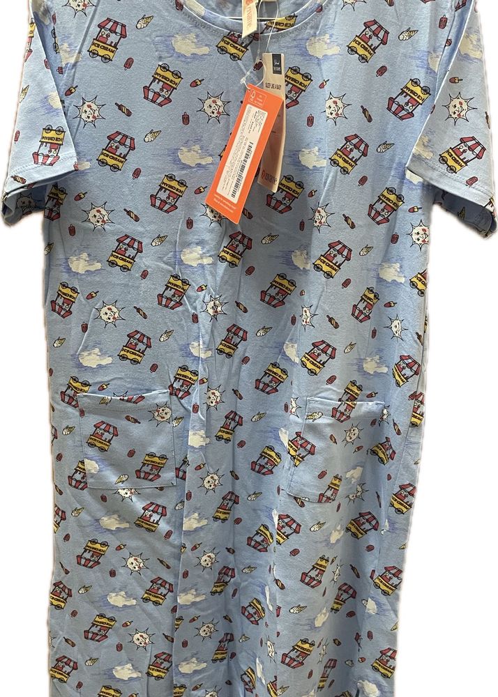 💙 Zivame Women’s Printed Sleepwear Dress / Nighty