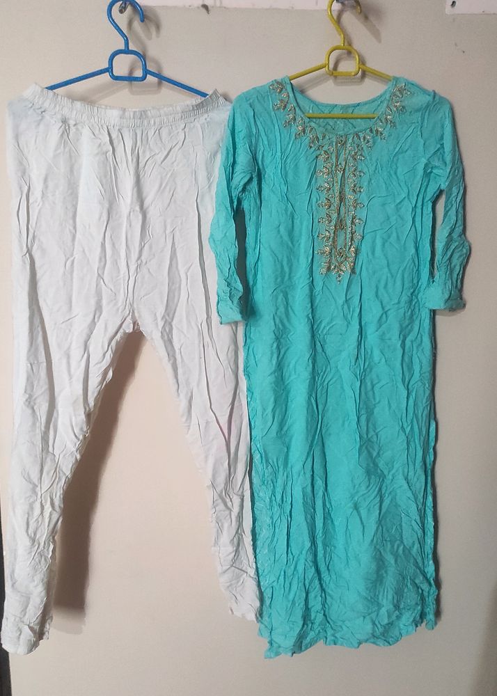 Cotton Kurti With Cotto