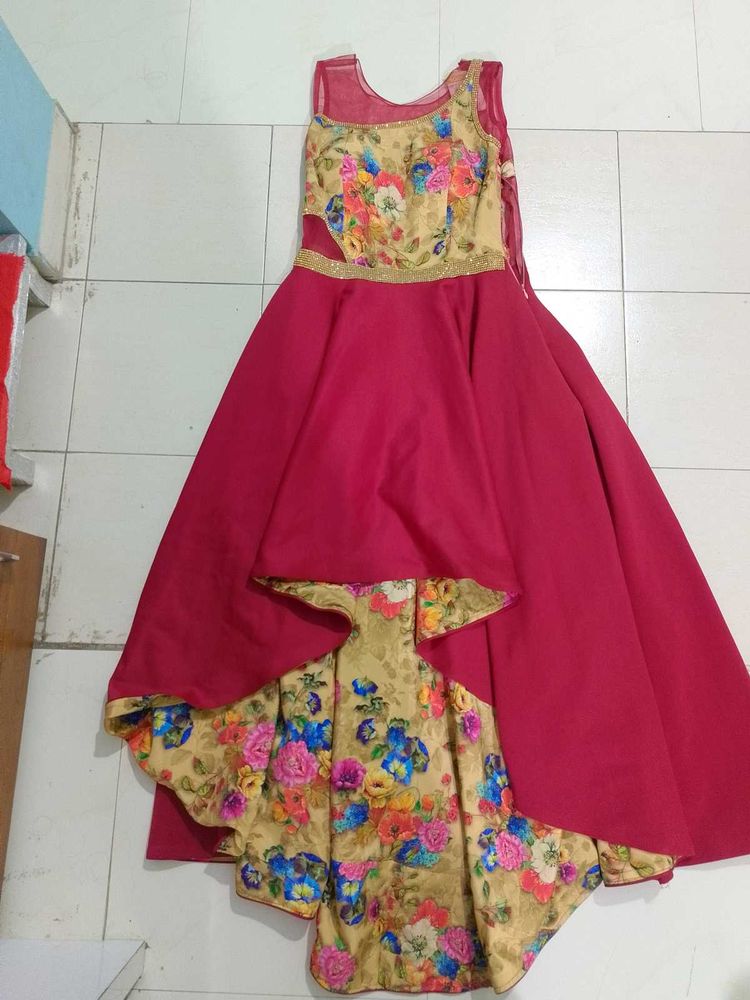 Elegant Floral Party Dress