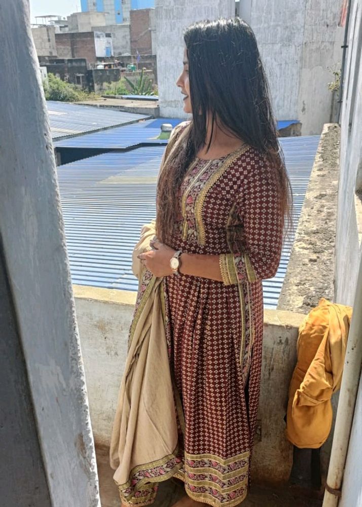 Nayara Cut Dress😻with Pant