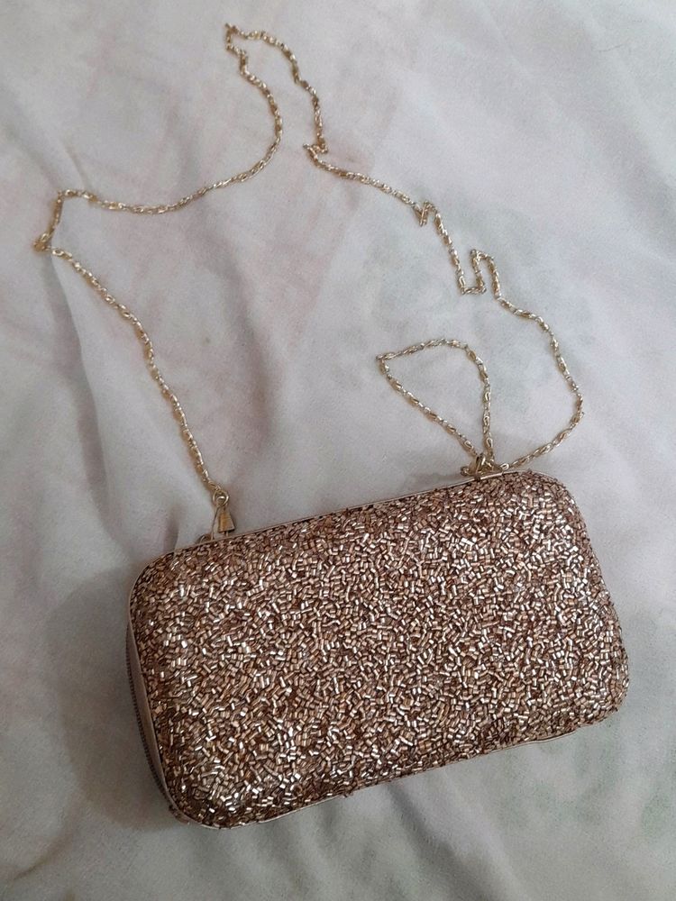 BEAUTIFUL BEADED CLUTCH ✨️🩷