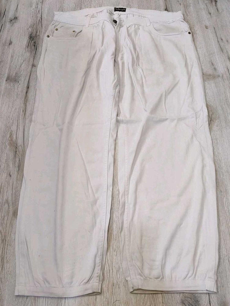 Sc3129 Walker White Jeans Size 40
