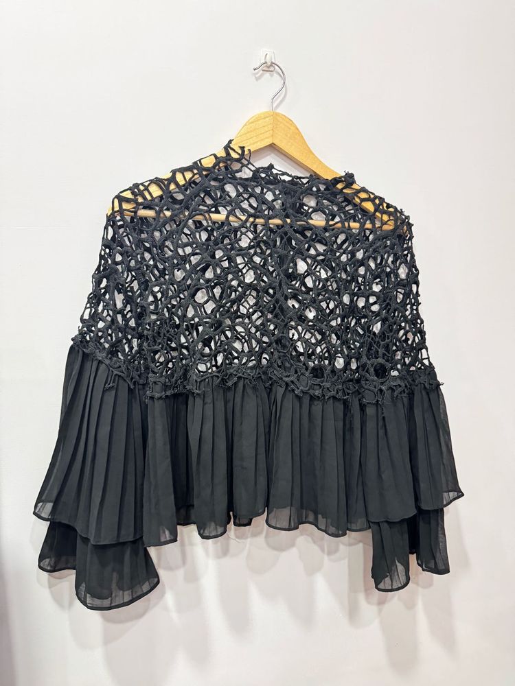 Black Party Korean Top