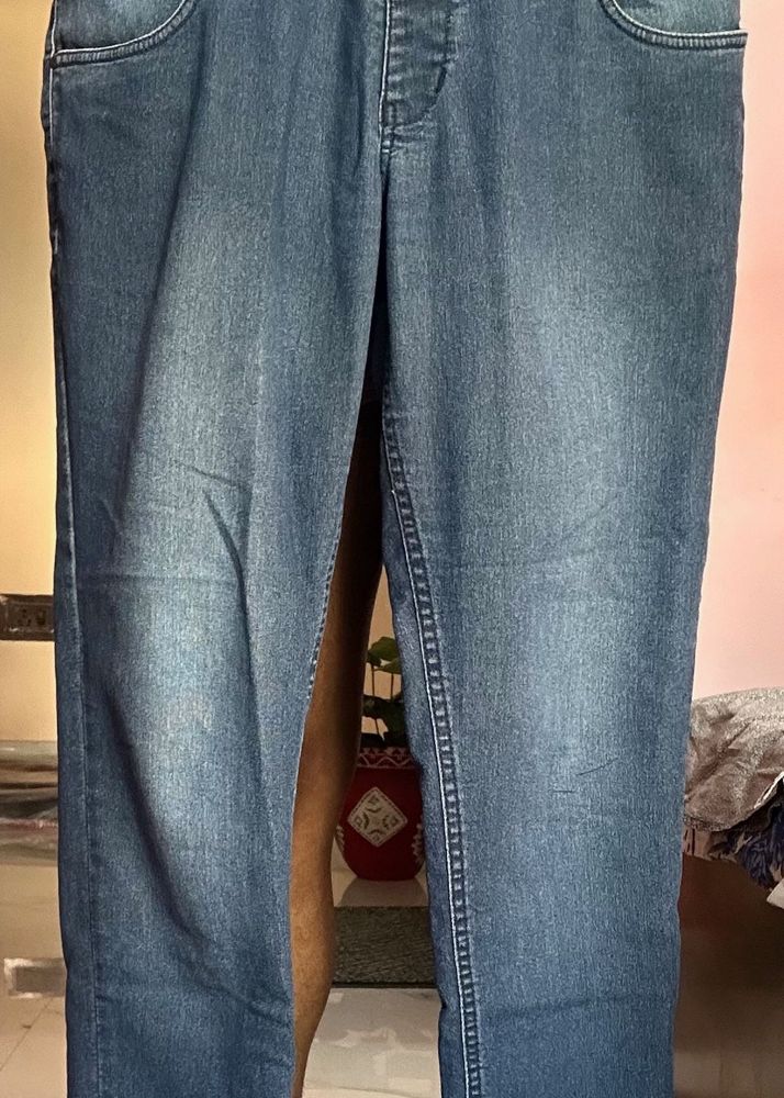 Blue High Waist Jeans For Women