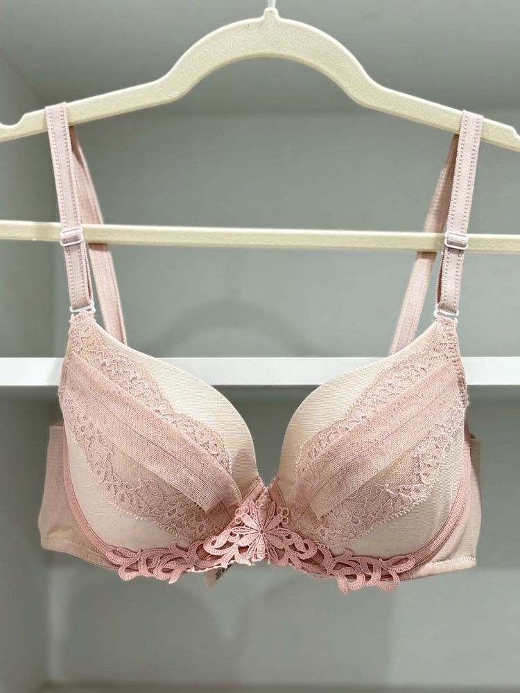 Lace Trim Push-Up Bra