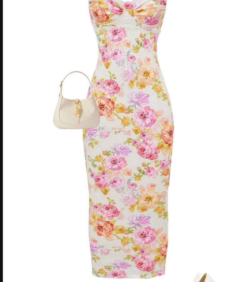 Newme Floral Midi Dress