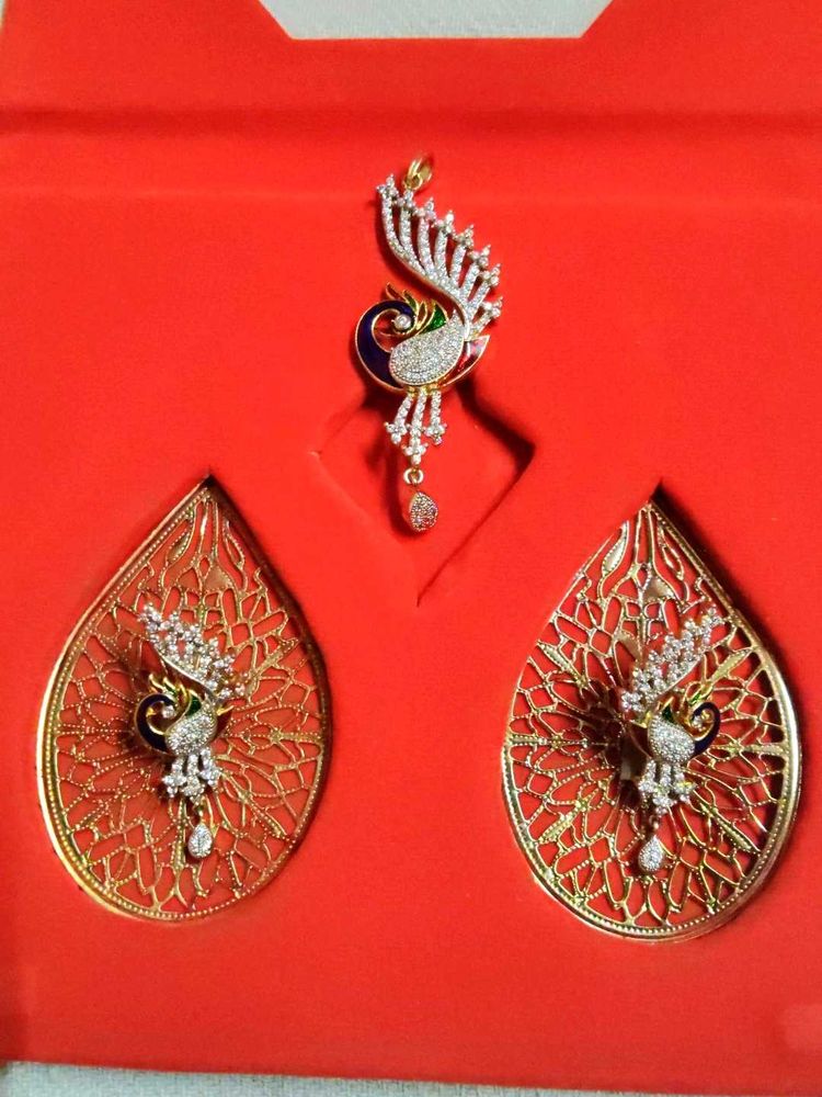 Peacock Jewellery Set 🦚