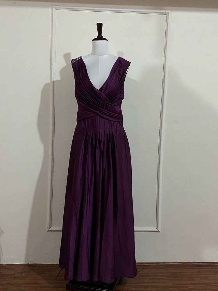 Elegant Purple Gown