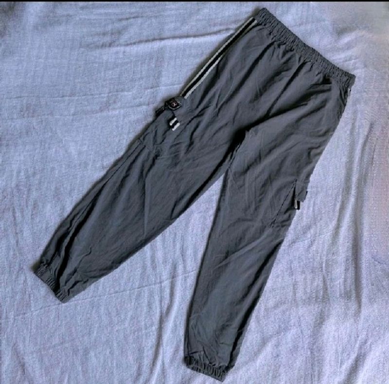 Grey Joggers Pants For Casual Use