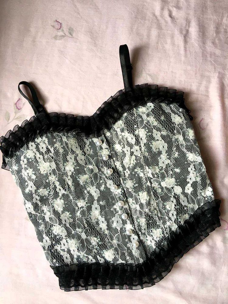 Lace Bustier Top