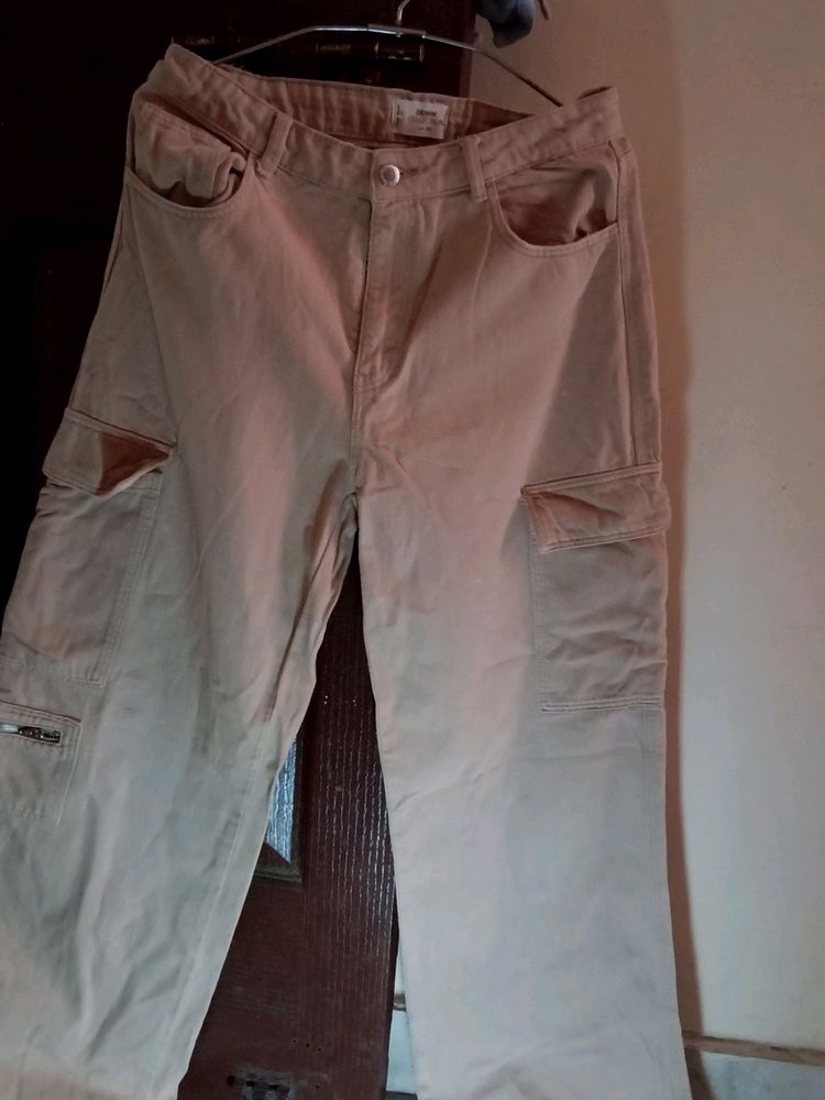 denim cargo loose-fit jeans in very good condition