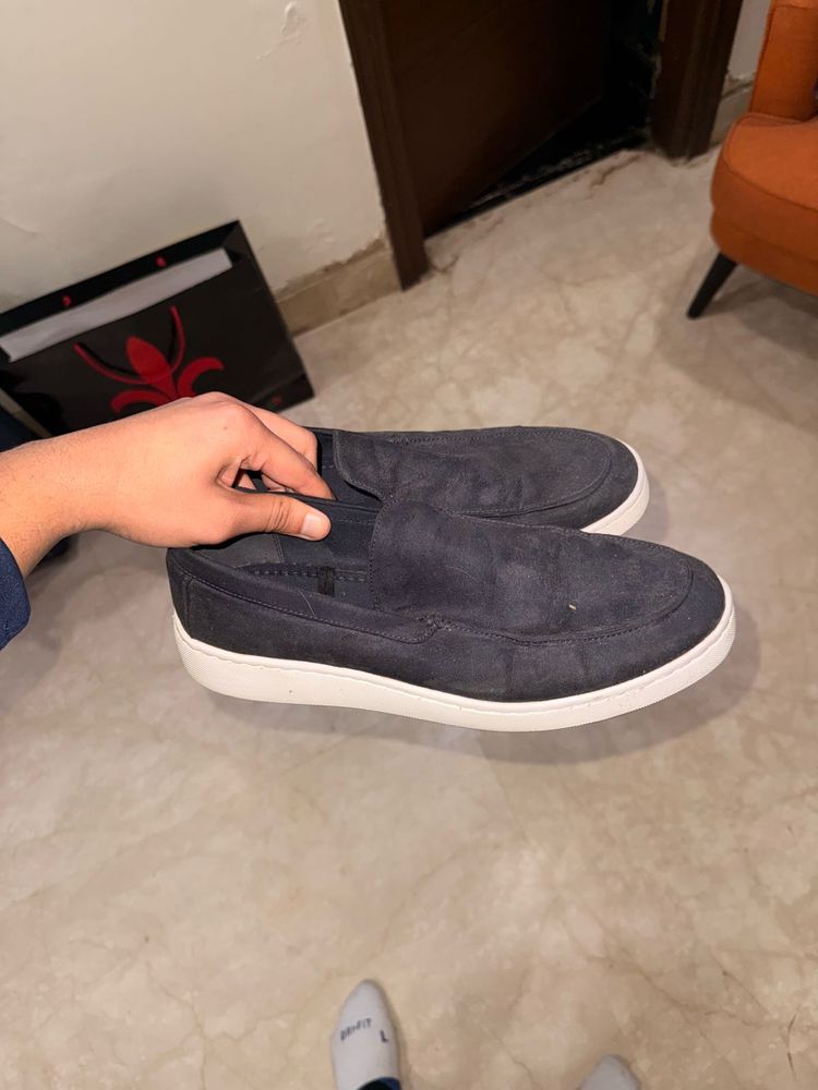 Navy Blue Casual Loafers