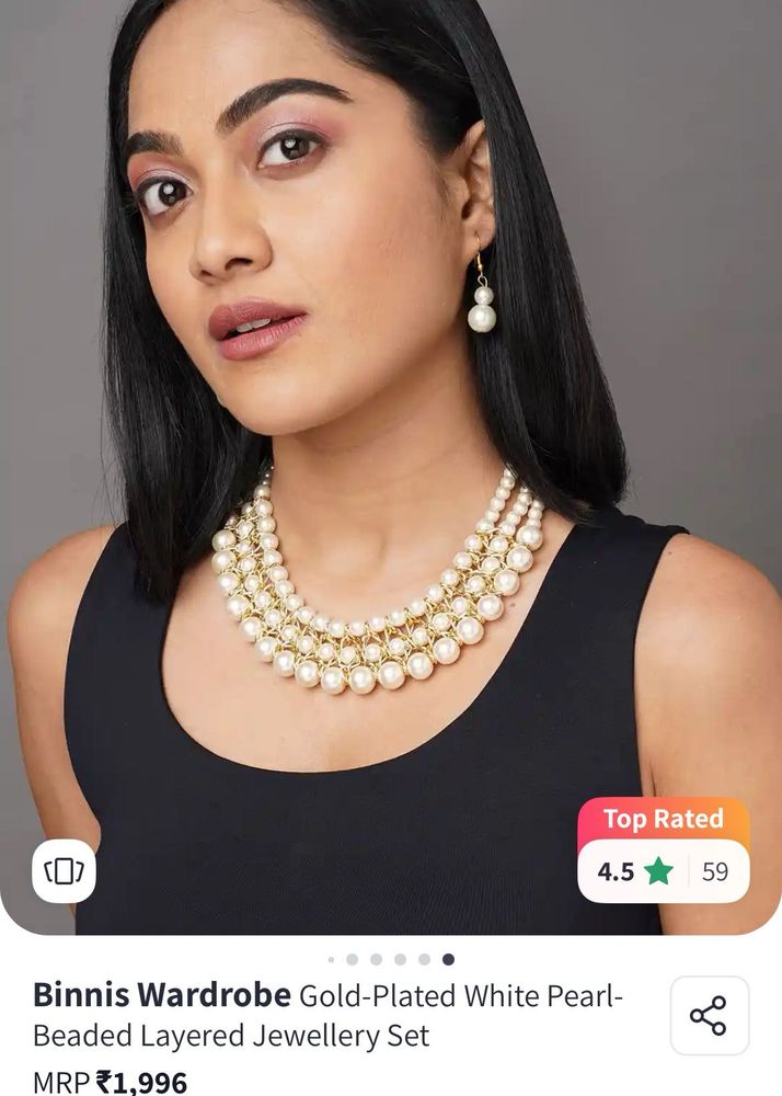 Pearl Layered Jewellery Set