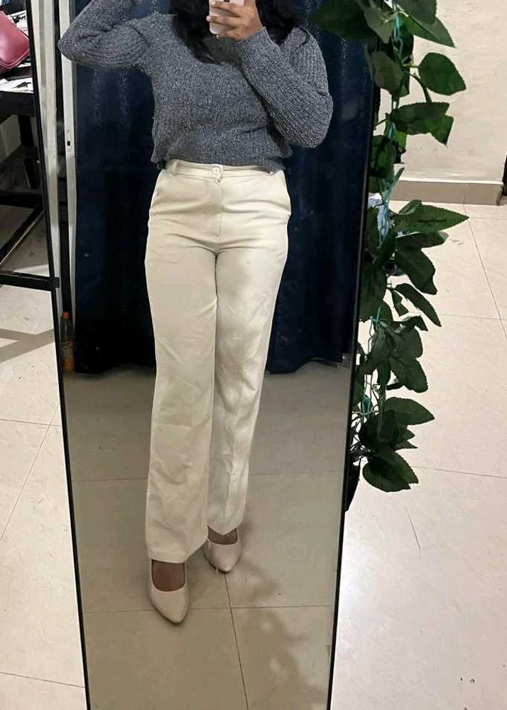 Elegant Creamy White Pants