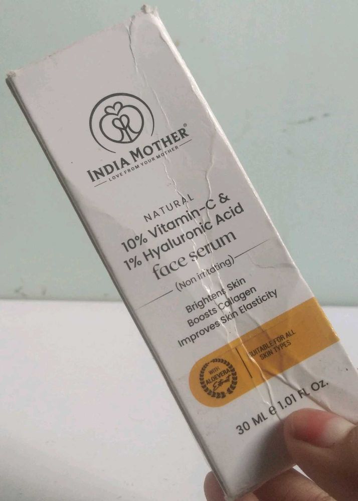Mother india 10% Vitamin-c &amp; 1% hyaluronic Acid
