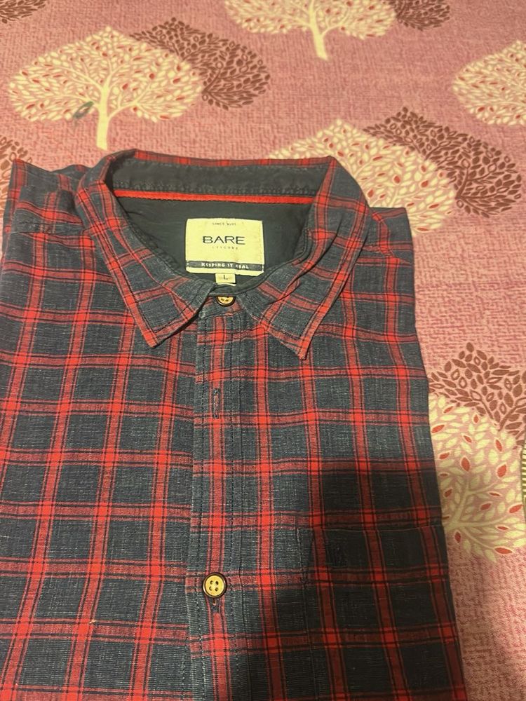 BARE Casual Checkered Shirt